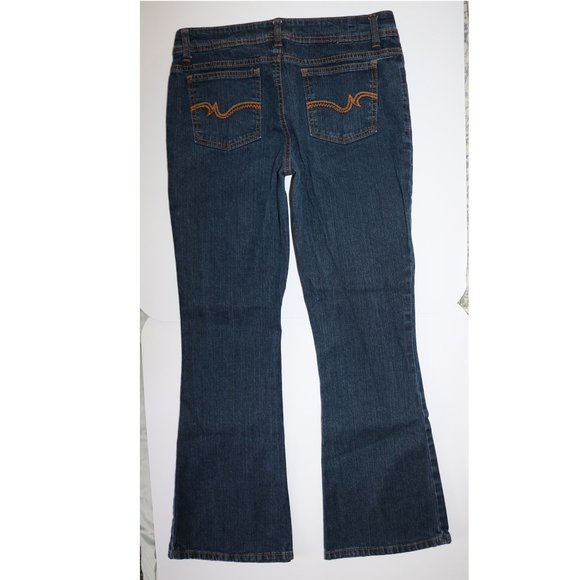 SO Wear It Declare It Dark Wash BLUE JEANS - Size 9 Short - Waist 30x29 Inseam - Picture 7 of 9